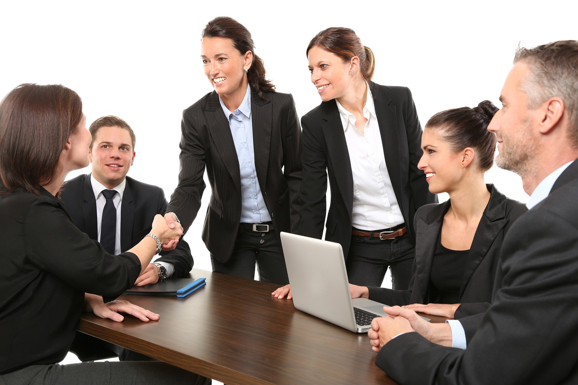 People Business Meeting Business Meeting Coworkers