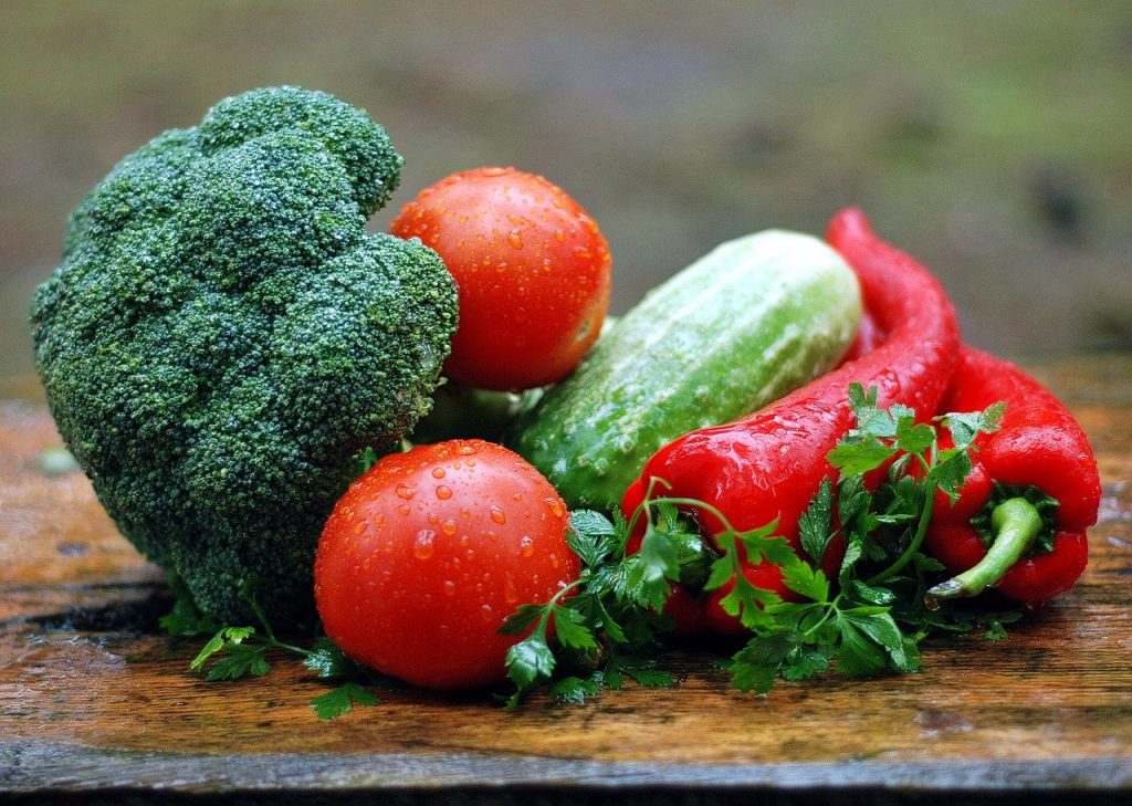 A piece of broccoli